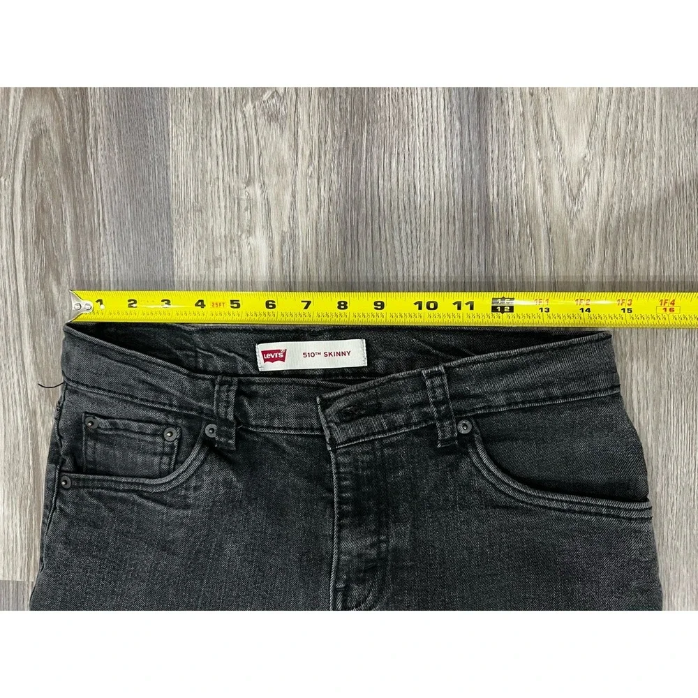 Levi's 510 Men's Black/Black Skinny Fit Jeans Size 29x31. Black‎ Label, Egypt